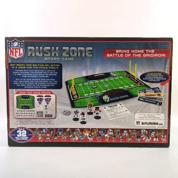 NFL Rush Zone Board Game 2013 Near Complete 31/32 Rusherz Good Condition - Picture 2 of 4